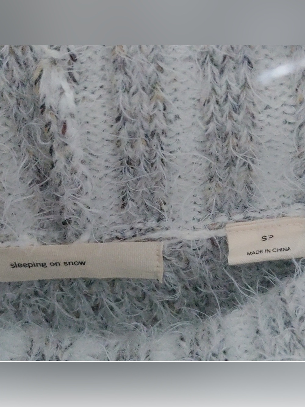 Anthropologie Sleeping On Snow I Shelby Eyelash Wool Alpaca Mix Sweater Dress - Picture 8 of 11